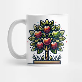 Apples Fruit Leaf Since Vintage Mug